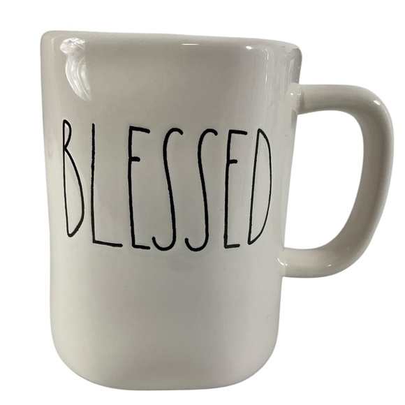 Rae Dunn “BLESSED” 18 oz Mug Artisan Collection by Magenta farmhouse Coffee Cup - Picture 1 of 8